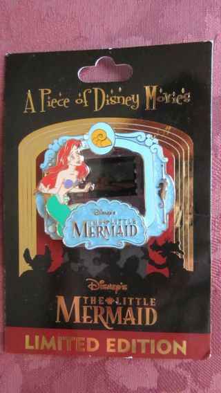 A Piece of Disney Movies THE LITTLE MERMAID Pin - Ariel Limited Edition of 2000 2