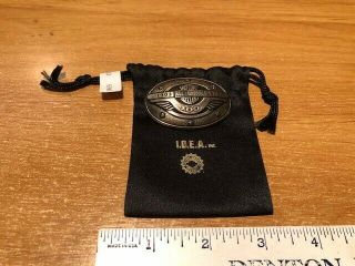 Harley Davidson 100th Anniversary Concho Made By I.  D.  E.  A.  With Pouch