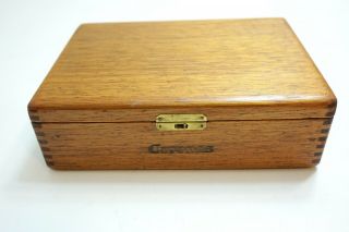 Antique Coronas Rosa Del Rancho Wooden Dovetailed Cigar Box With Brass Lock Old