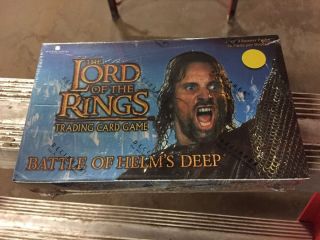 Lord Of The Rings Battle Of Helms Deep Booster Box Ccg Factory Look