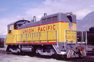 Kodachrome Union Pacific Rwy Sw10 1218 Provo,  Utah 1981