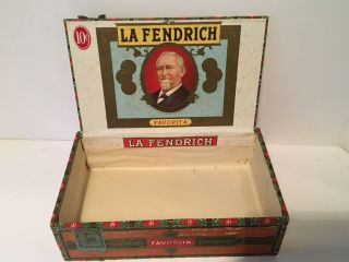 Old La Fendrich Vintage Cigar Box - Just $12 With