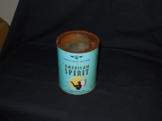 Vintage American Spirit Tobacco Tin Empty