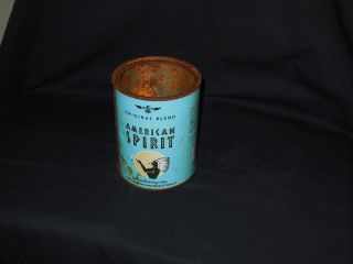 Vintage American Spirit Tobacco Tin EMPTY 3