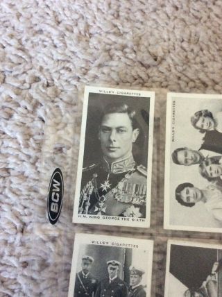 1937 W.  D.  & H.  O.  Wills Our King and Queen Series of 50 Cards 4