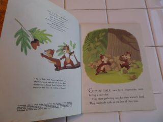 Chip N Dale At The Zoo,  A Little Golden Book,  1954 (VINTAGE WALT DISNEY) 4