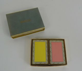 Vintage Tiffany & Co.  2 Deck Playing Cards Made In Usa