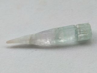 China dual color Aquamarine,  Morganite,  Beryl Mineral Specimens Mineral Crys 4