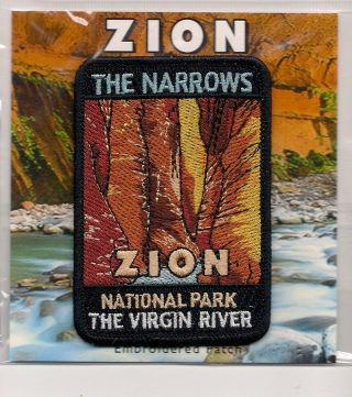 Official The Narrows Zion National Park Souvenir Patch