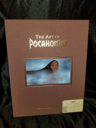 Disney The Art Of Pocahontas Book Signed,  Limited 1 Of 5000