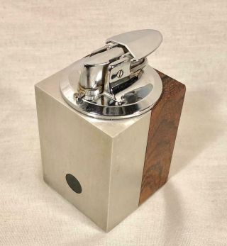 Vintage Mid Century Modern Ronson Varaflame Eric Butane Cigarette Table Lighter
