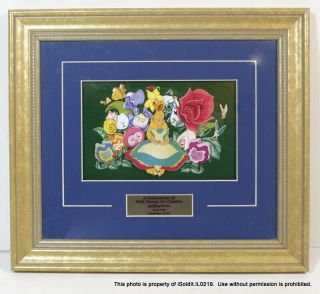 Walt Disney Framed Pin Set Alice In Wonderland Ltd Ed