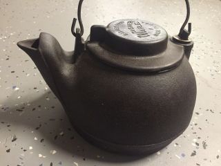 Wagner Ware Cast Iron Tea Kettle Coil Handle Gently Sidney Ohio