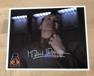 Richard Laparmentier (deceased) Autograph Photo Star Wars Celebration Adm Motti