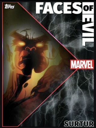 Surtur - Marvel Collect By Topps Digital Faces Of Evil Motion & Static Wave 3