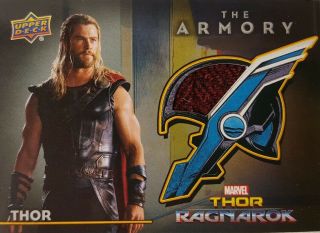 2017 Upper Deck Thor: Ragnarok The Armory Memorabilia Card As - 11 Thor