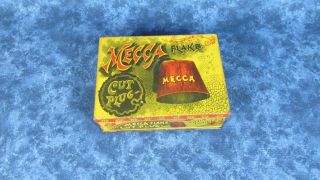 Antique Tobacco Tin - Scarce Mecca Flake Cut Plug,  4 Ounces
