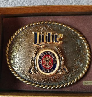 Champion Trophy Rodeo Belt Buckle,  Vintage Lite Buckle 24k.  Gold Overlay.