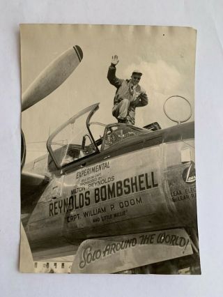 William P.  Odom - 1947 Record Flight Around The World