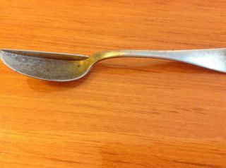Vintage Deboutville Co Silver Plated Half Spoon 1/2 Teaspoon Medicine Rare