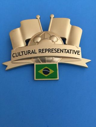 Disney Cultural Representative Brazil Cast Member Badge 2