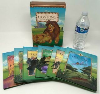 The Lion King 6 Adventures Walt Disney Grolier Books Boxed Set 1994 Rare