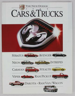 Dodge 1995 Cars & Trucks Sales Brochure / Literature