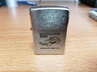 Zippo Lighter Cadillac Gage Co.  Commando Scout Made In Usa Very