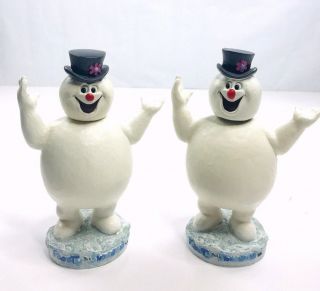 Frosty The Snowman Limited Edition 2001 Mervyns Bobblehead Set Of 2 Vintage