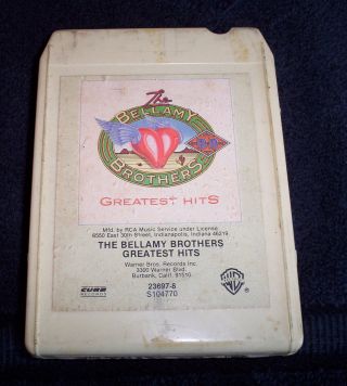 Vintage 8 Track Tape The Bellamy Brothers Greatest Hits