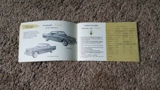1958 Studebaker - Packard Salesman ' s Data Book 2