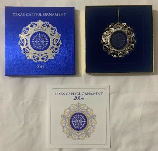 2014 Texas State Capitol Ornament Capital Oculus Windows Box Pamphlet