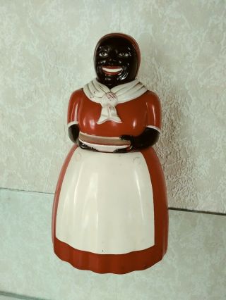 Vintage Aunt Jemima F&f Mold Plastic Cookie Jar
