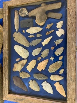 AUTHENTIC ARROWHEADS INDIAN ARTIFACTS STONE TOOLS FOUND IN SOUTHERN ILLINOIS USA 2