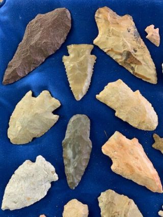 AUTHENTIC ARROWHEADS INDIAN ARTIFACTS STONE TOOLS FOUND IN SOUTHERN ILLINOIS USA 6