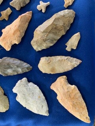 AUTHENTIC ARROWHEADS INDIAN ARTIFACTS STONE TOOLS FOUND IN SOUTHERN ILLINOIS USA 7