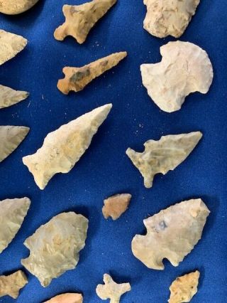 AUTHENTIC ARROWHEADS INDIAN ARTIFACTS STONE TOOLS FOUND IN SOUTHERN ILLINOIS USA 8