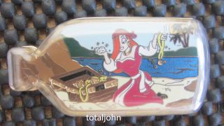 Disney Disneystore.  Com - Pirates In A Bottle Set - Jessica Rabbit Le 125 Pin