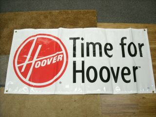 Vintage Hoover Vacuum Cleaner Dealer Store Streamer Sign 1
