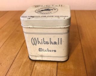 Antique/vtg Whitehall Mixture Mail Pouch Kentucky Club Advertising Tobacco Tin