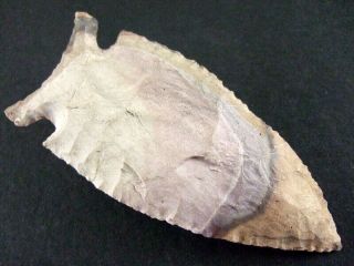 Fine Authentic Collector Grade 10 Contracted Base Big Sandy Point Arrowheads