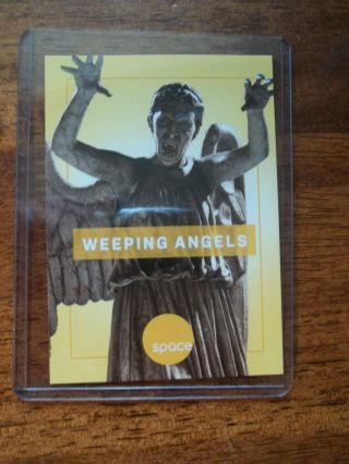 Dr Doctor Who Rare Space Deck Weeping Angels Trading Card