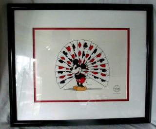 Disney Proud As A Peackok Through The Mirror Limited Edition Sericel With
