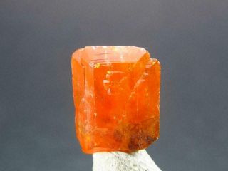 Large Orange Wulfenite Crystal From Arizona - 1.  0cm