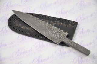 Fantastic Damascus Sgian Dubh Blade Made In Sheffield England