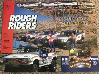 Ford Rough Riders Team Poster Off Road Trophy Truck