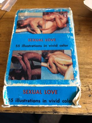 Vintage Color " Sexual Love " Playing Cards 60 