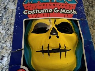 Vintage Masters Of The Universe Skeletor Halloween Costume And Mask