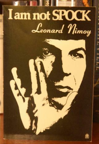 Star Trek Leonard Nimoy I Am Not Spock 1975 1st Printing