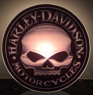 Harley Davidson : Electric Advertising Light / Sign - Dealership / Man Cave